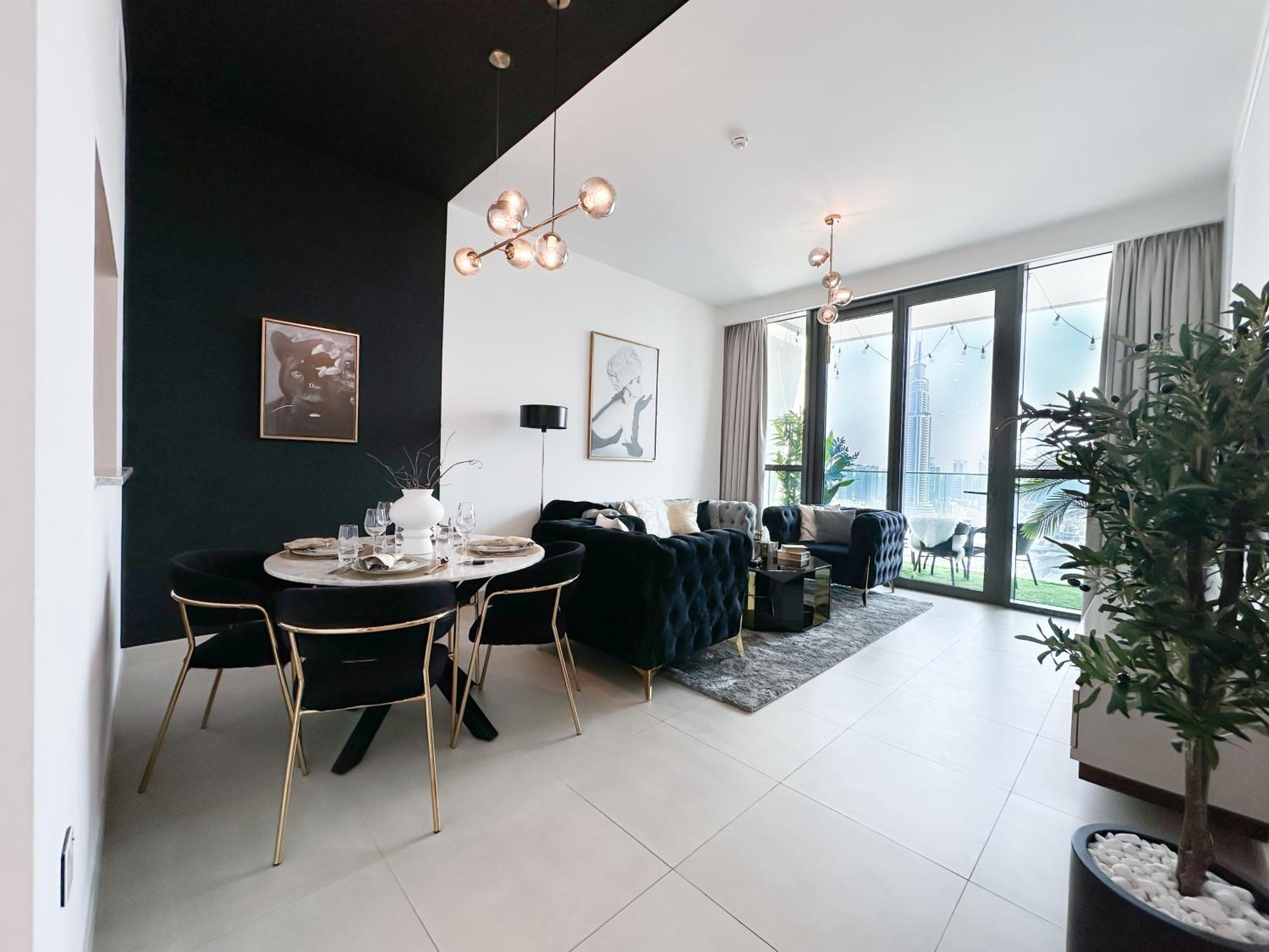 Stylish 2 Bedroom Dior-Inspired Apartment Connected To Dubai Mall 外观 照片