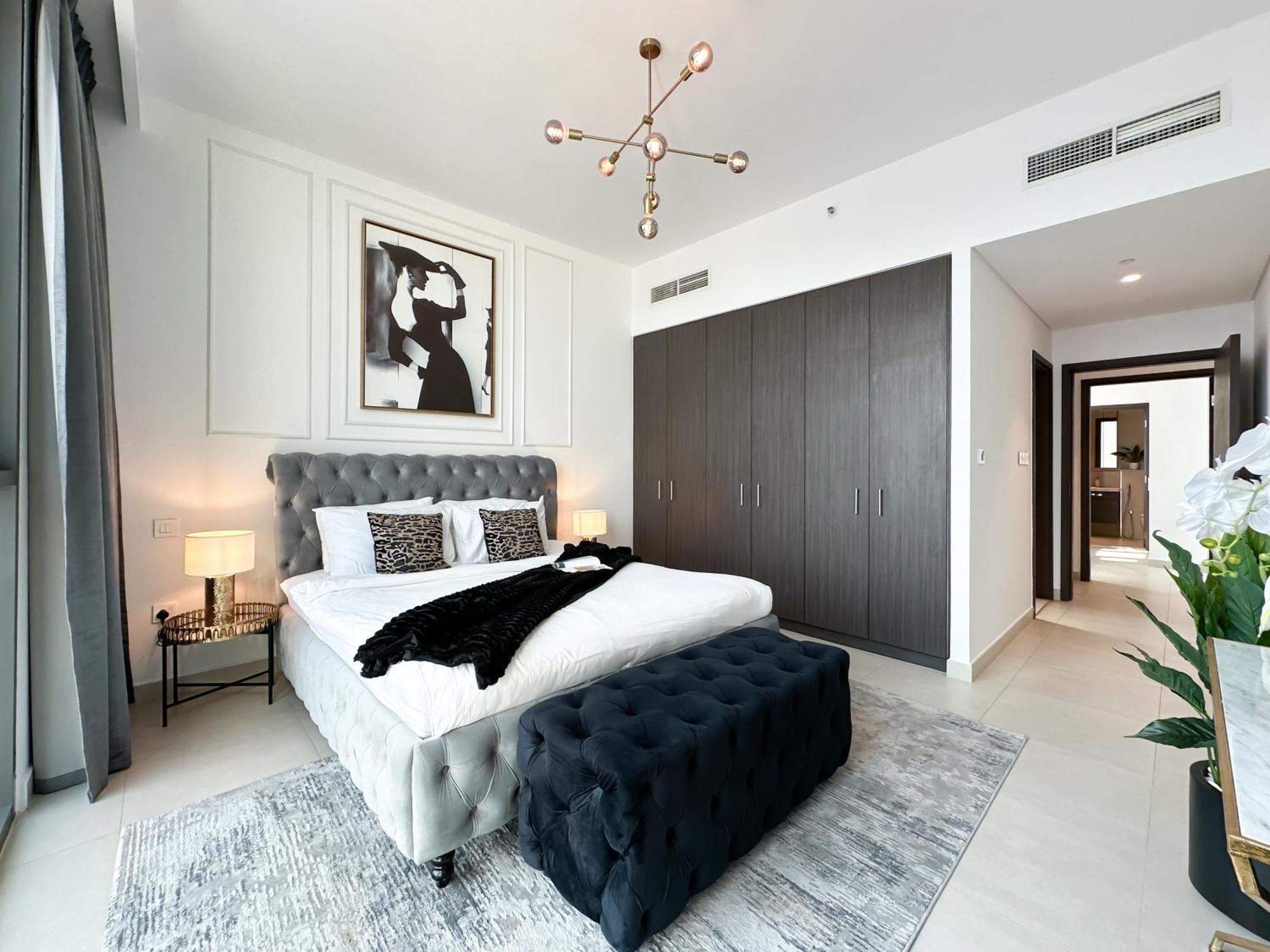 Stylish 2 Bedroom Dior-Inspired Apartment Connected To Dubai Mall 外观 照片